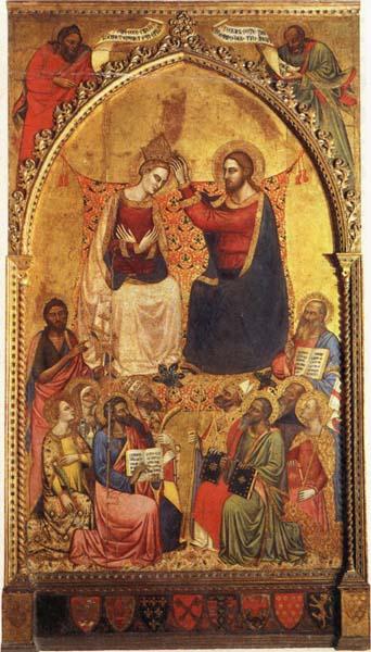The Coronation of the Virgin wiht Prophets and Saints, Jacopo Di Cione